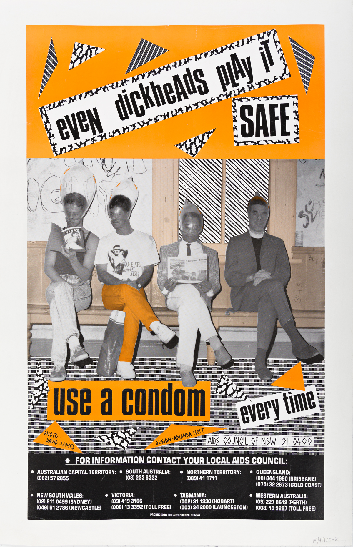 AMANDA HOLT, DAVID JAMES Even Dickheads Play It Safe / Use A Condom Everytime.